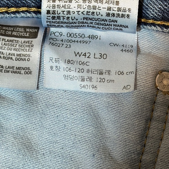 Levi’s 550 Relaxed Fit Jeans 42x30 - Picture 7 of 11